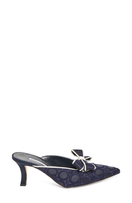 Manolo Blahnik Cicolu Pointed Toe Mule