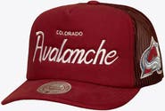 Mitchell & Ness Men's Mitchell & Ness Burgundy Colorado Avalanche Head Coach Trucker Adjustable Hat