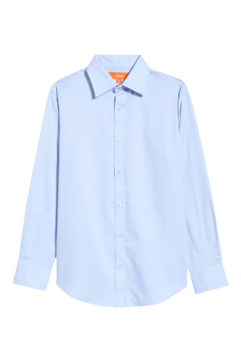 Kids' Tonal Stripe Dress Shirt, Main, color, BLUE
