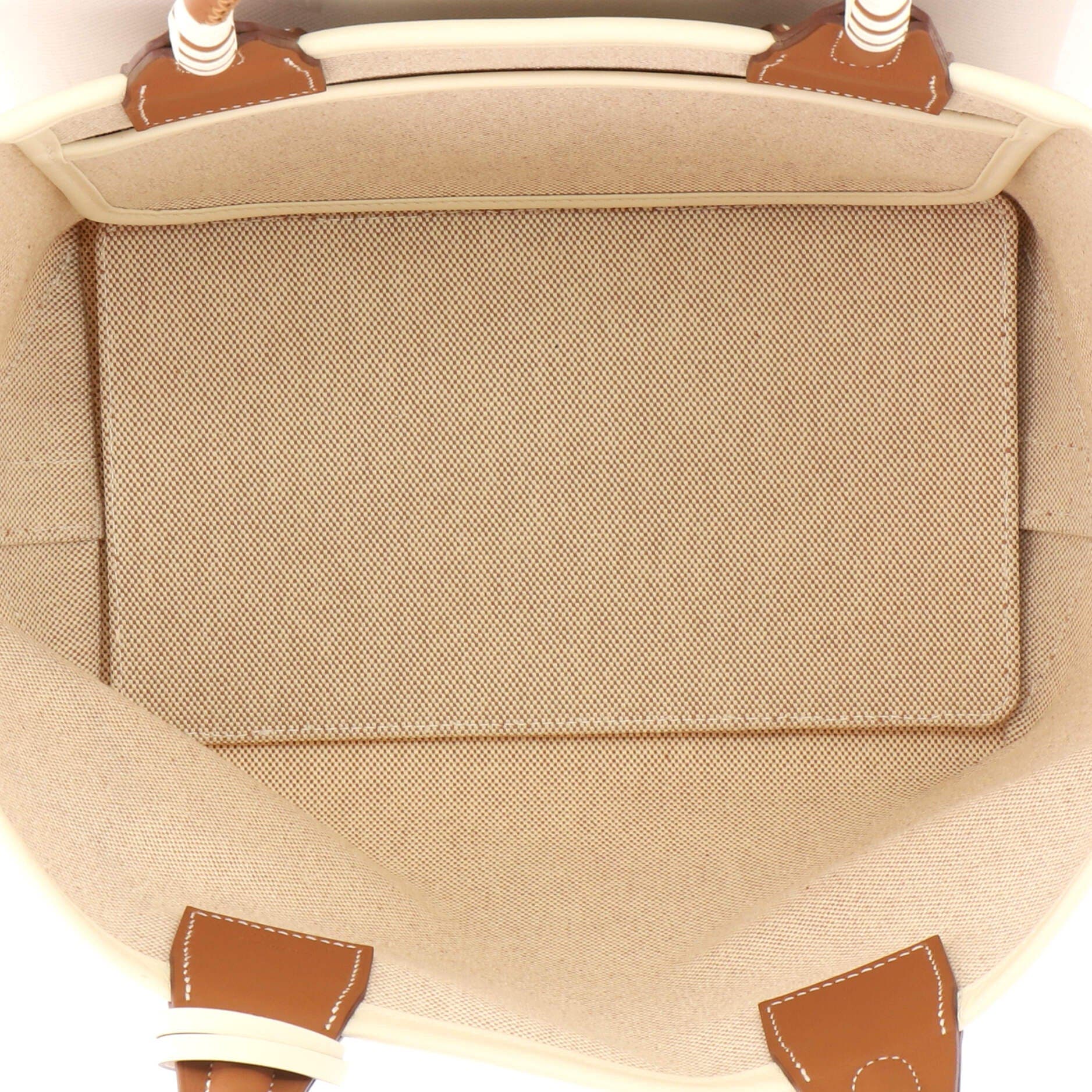 Sac Steeple Tote Toile with Leather 25, Alternate, color, Metallic Gold