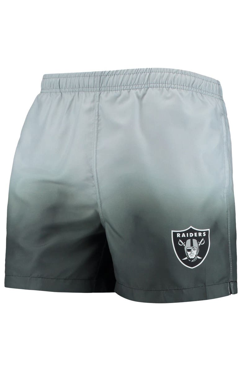 FOCO Men's FOCO Black/ Las Vegas Raiders Dip-Dye Swim Shorts, Alternate, color, Black