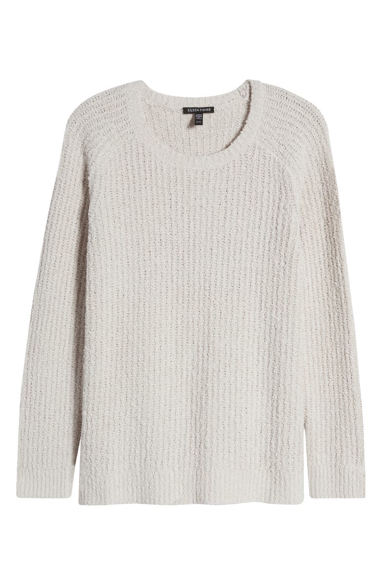 Eileen Fisher Rib Organic Cotton Blend Sweater, Alternate, color,