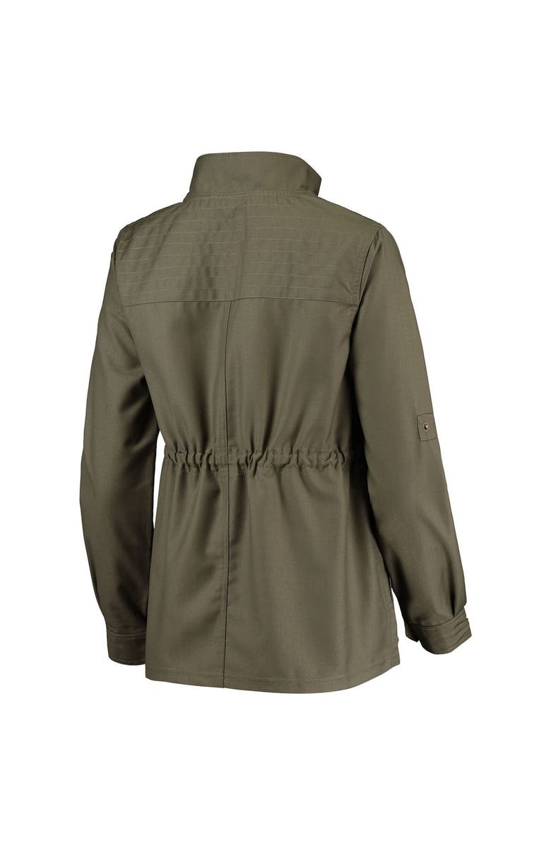 BOXERCRAFT Women's Olive Clemson Tigers Sierra Surplus Full-Zip Jacket, Alternate, color, 