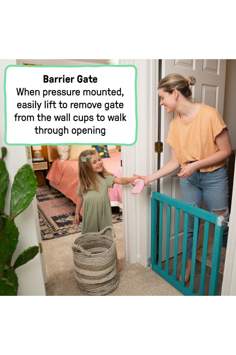 The Doorway 36S Series Custom Collection Safety Pet and Baby Gate, Alternate, color, Natural