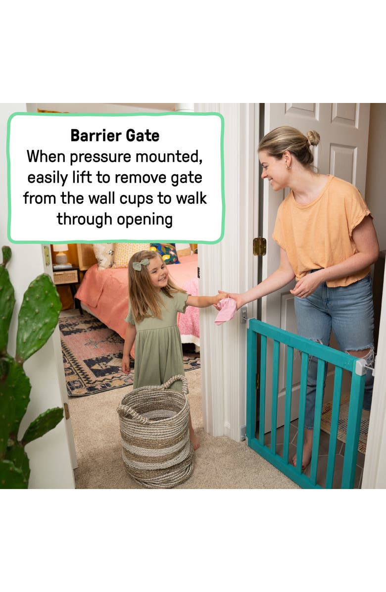 INGENUITY The Doorway 36S Series Custom Collection Safety Pet and Baby Gate, Alternate, color, Natural