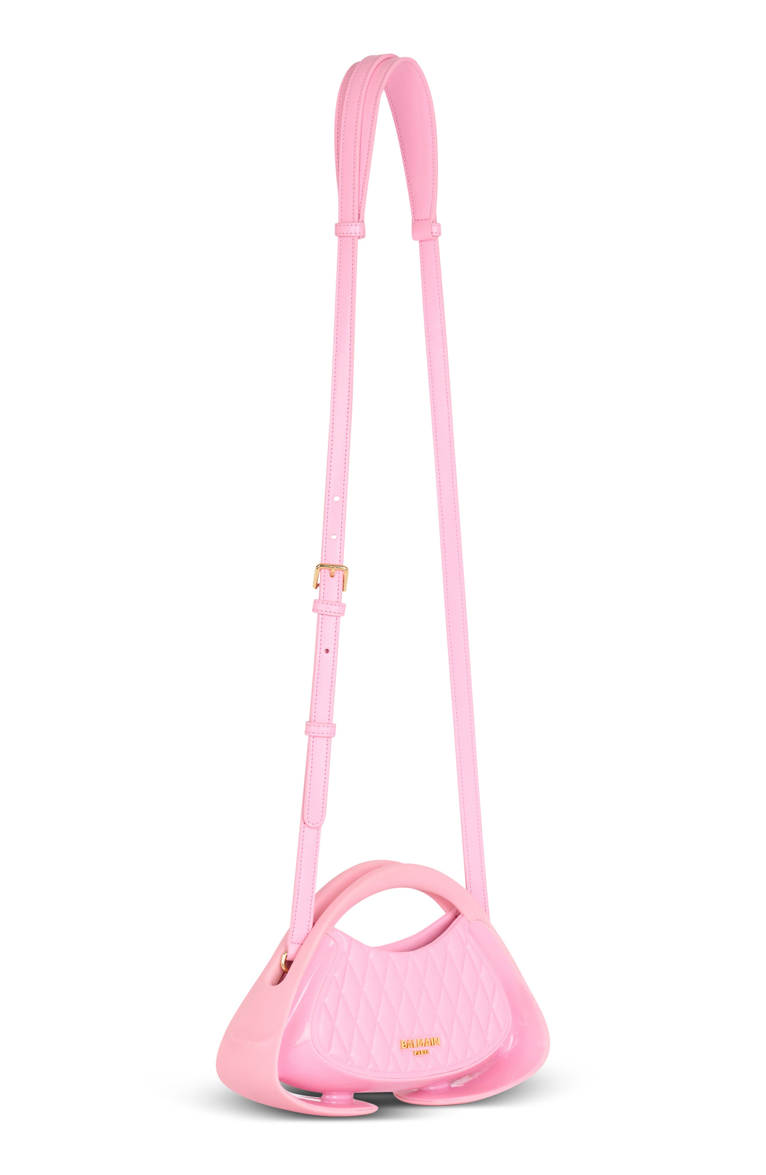 Balmain Small Jolie Madame Quilted Top Handle Bag, Alternate, color, 