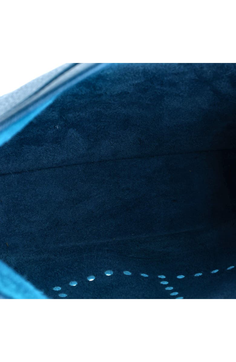 Pre-Owned Hermes Evelyne Bag Gen III Clemence PM, Alternate, color, Bleu Izmir