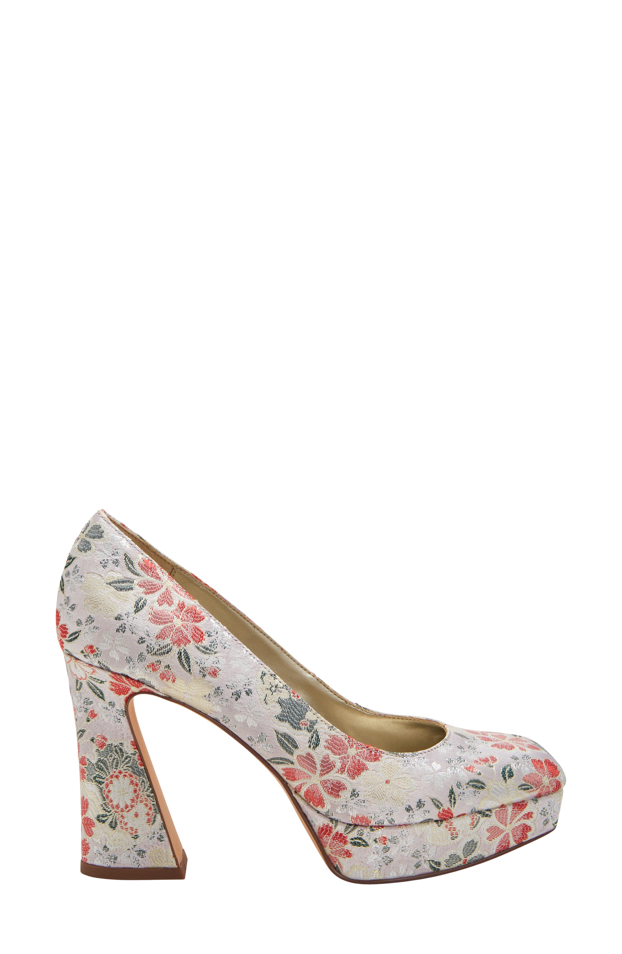 The Square Pump, Alternate, color, CHALK MULTI