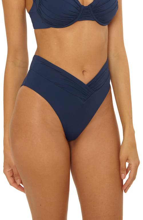 Becca Color Code High Waist Bikini Bottoms In Blue
