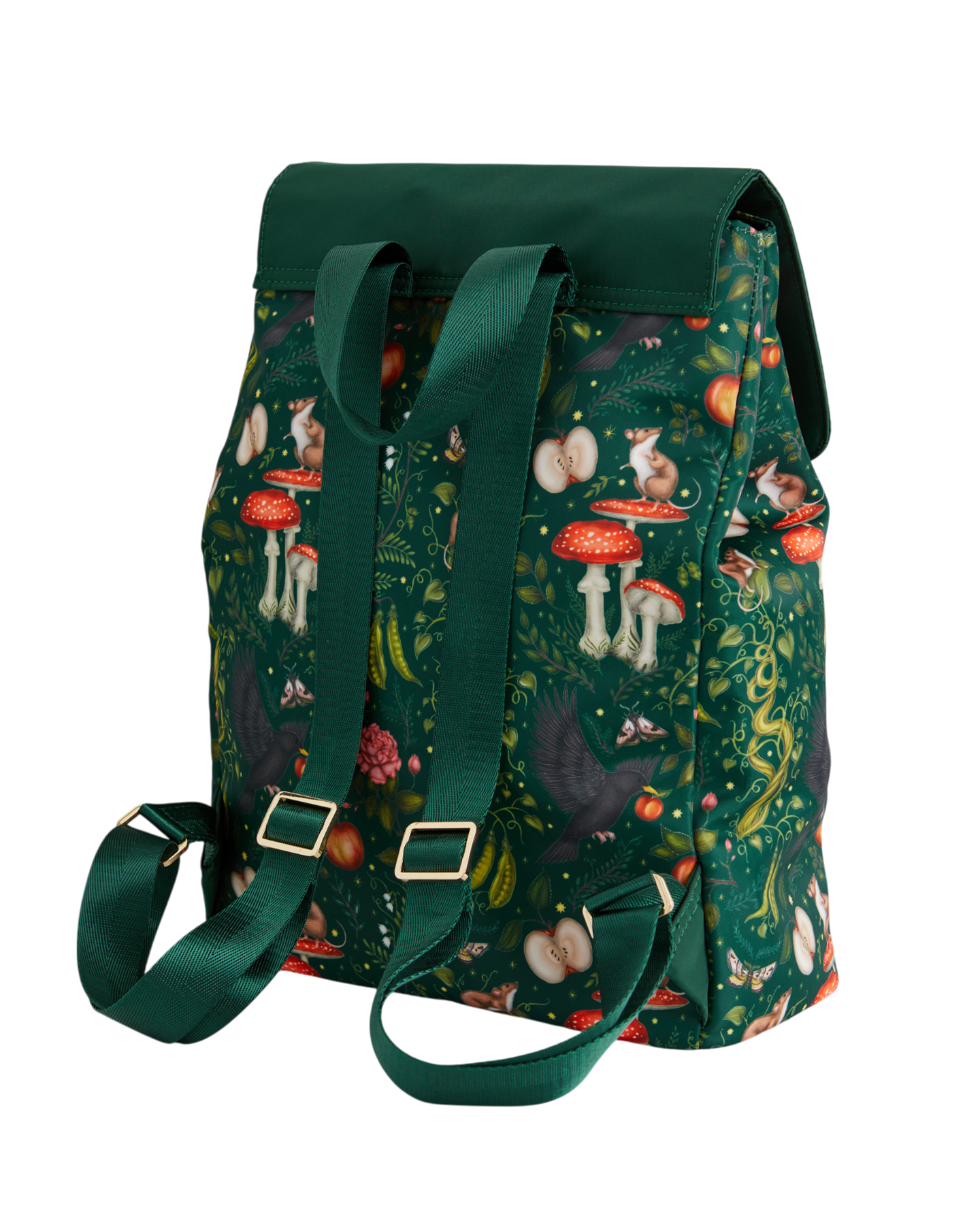 Fable England Catherine Rowe x Fable Into the Woods Green Backpack, Alternate, color, Green