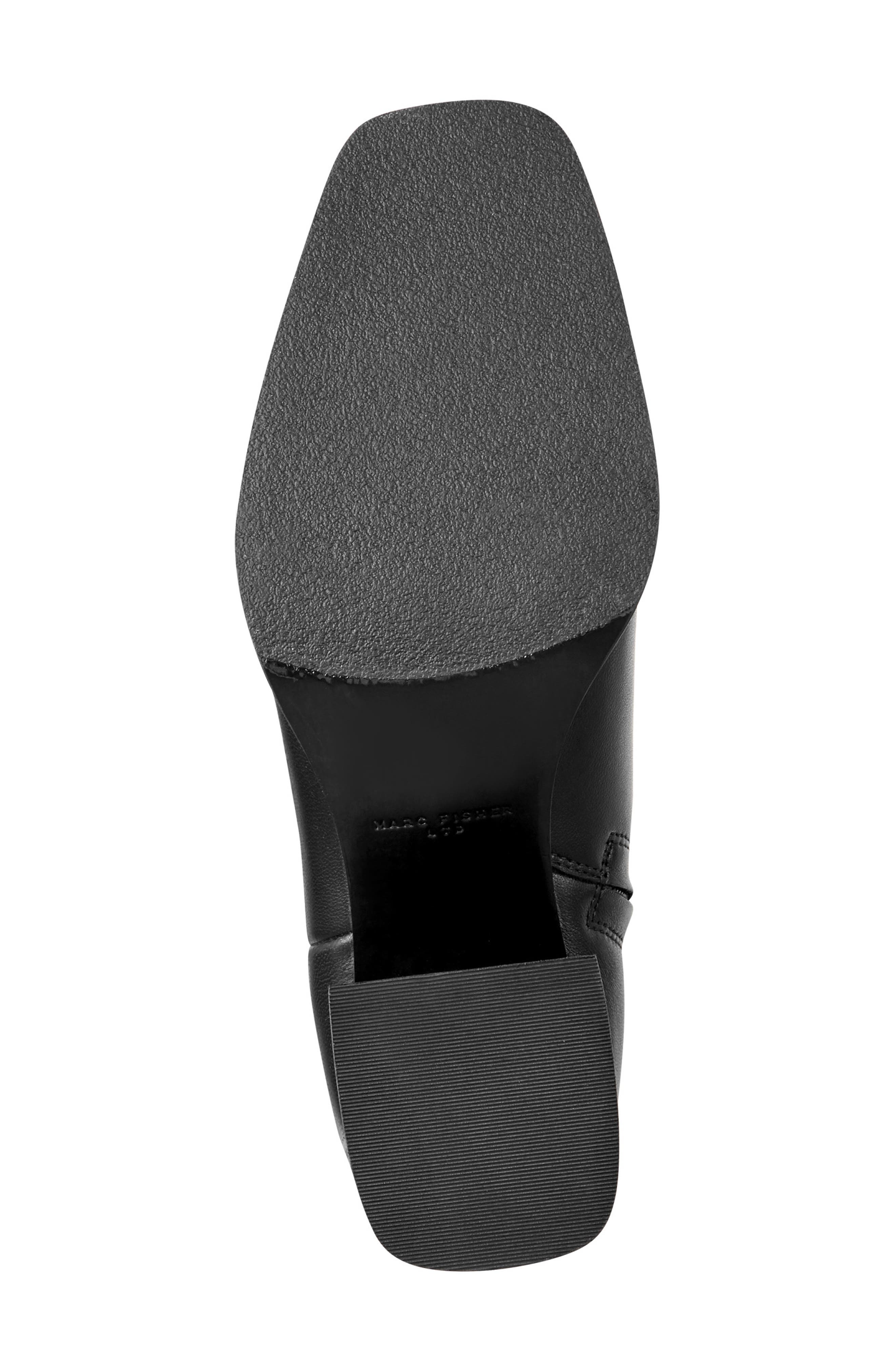 Milley Leather Bootie, Alternate, color, BLACK
