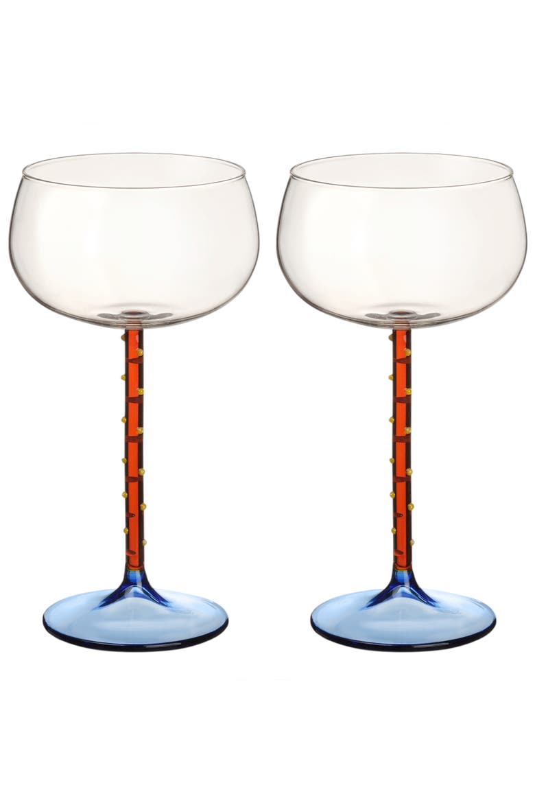 Henan Borosilicate Glass Red Wine Glass 13 oz Set of 2, Main, color, Clear