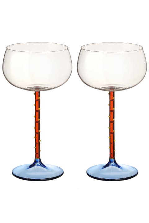 Henan Borosilicate Glass Red Wine Glass 13 oz Set of 2