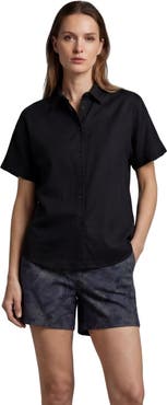 Lords of Harlech Womens Short Sleeve Linen Shirt