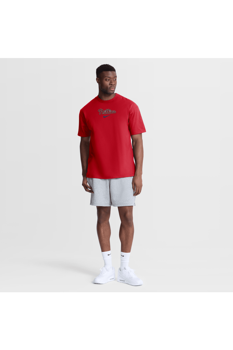 Men's Nike Red Philadelphia Phillies City Name Max90 T-Shirt, Alternate, color, Red