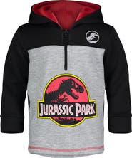 JURASSIC WORLD Jurassic Park T-Rex Fleece Quarter-Zip Hoodie