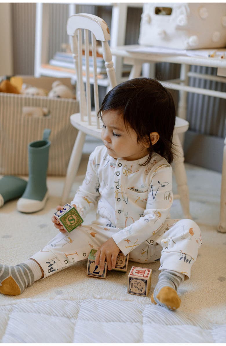 Pehr Henley Organic Cotton Romper, Alternate, color, 