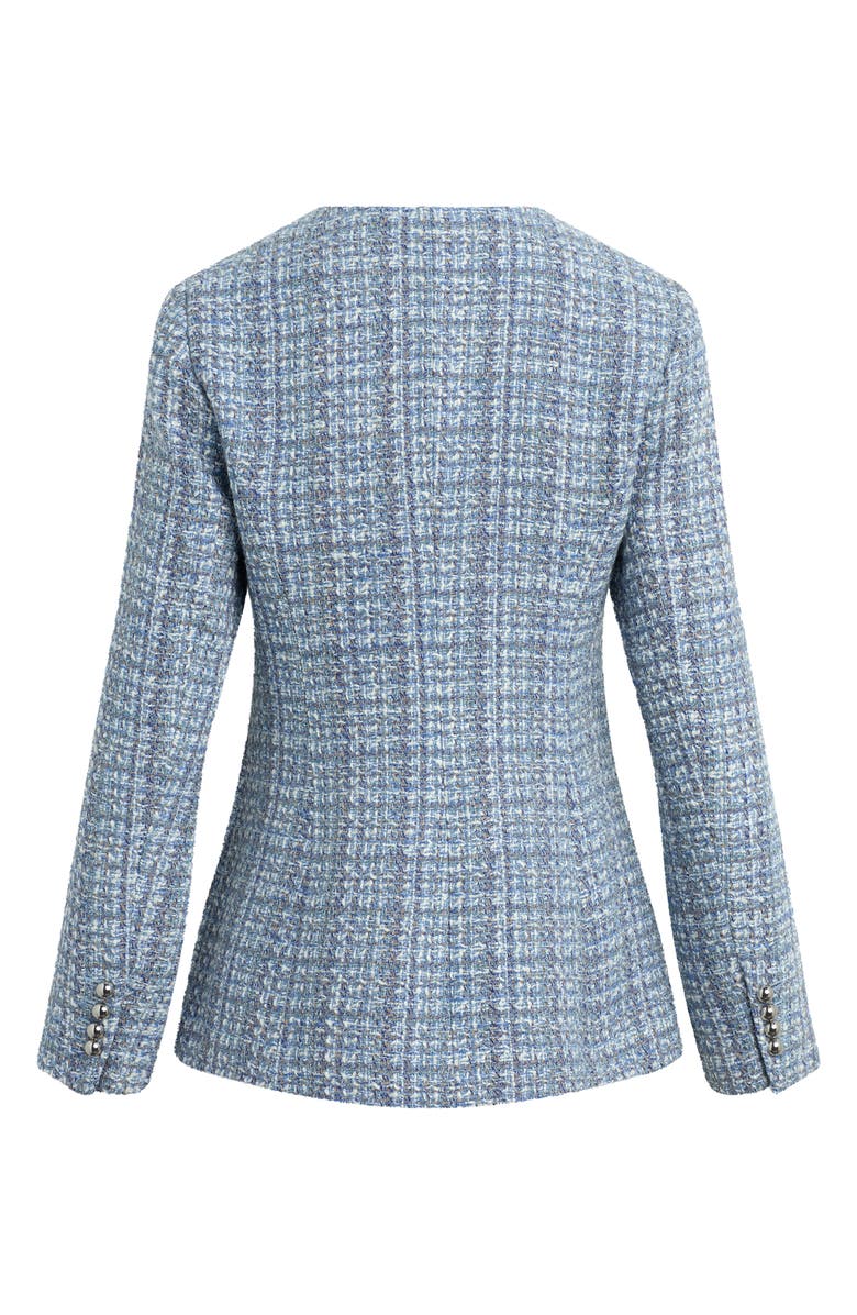 Favorite Daughter The Spencer Tweed Jacket, Alternate, color, Sky Blue Tweed