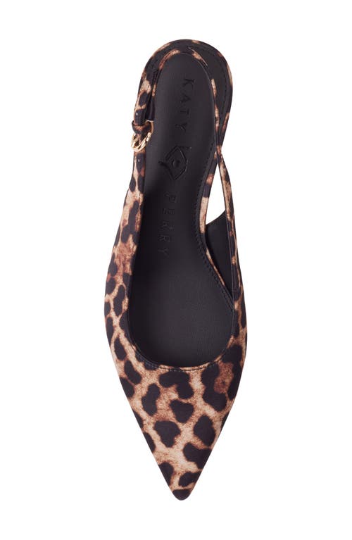 Katy Perry The Oceanview Pointed Toe Slingback Pump In Animal Print