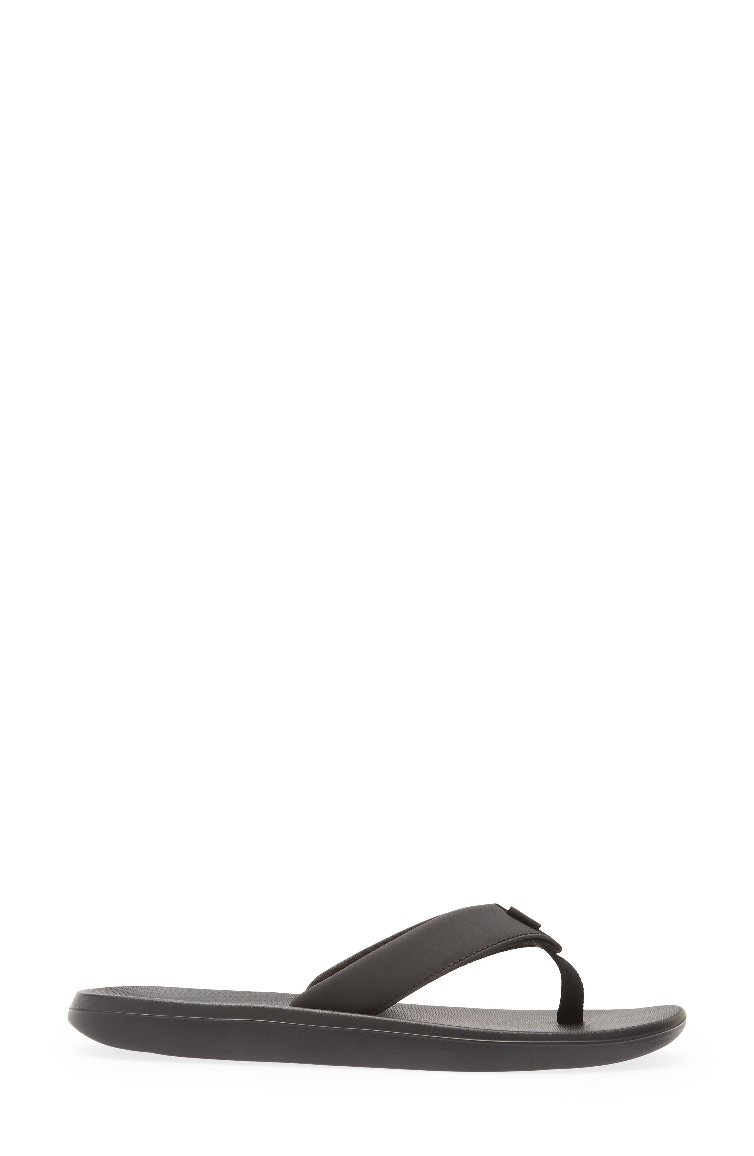 Nike Kepa Kai Flip Flop, Alternate, color, Black/ White