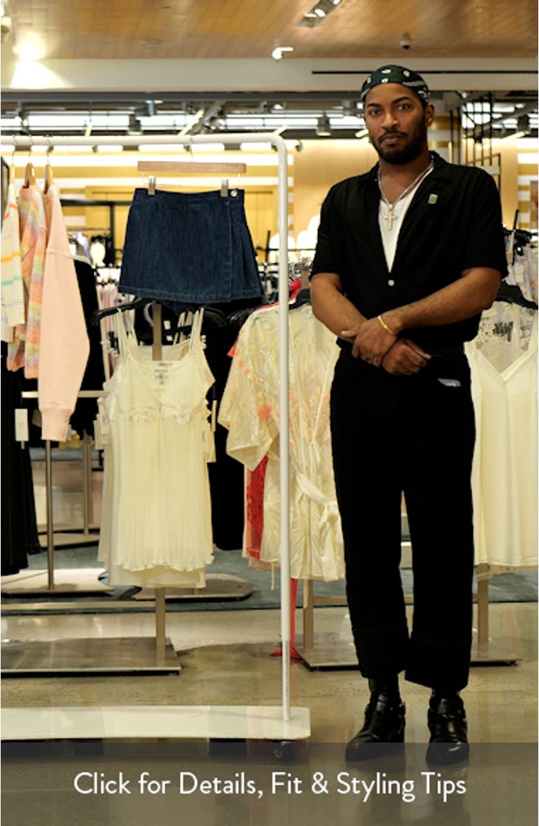 Kids' Chambray Pleated Skort, sales video thumbnail