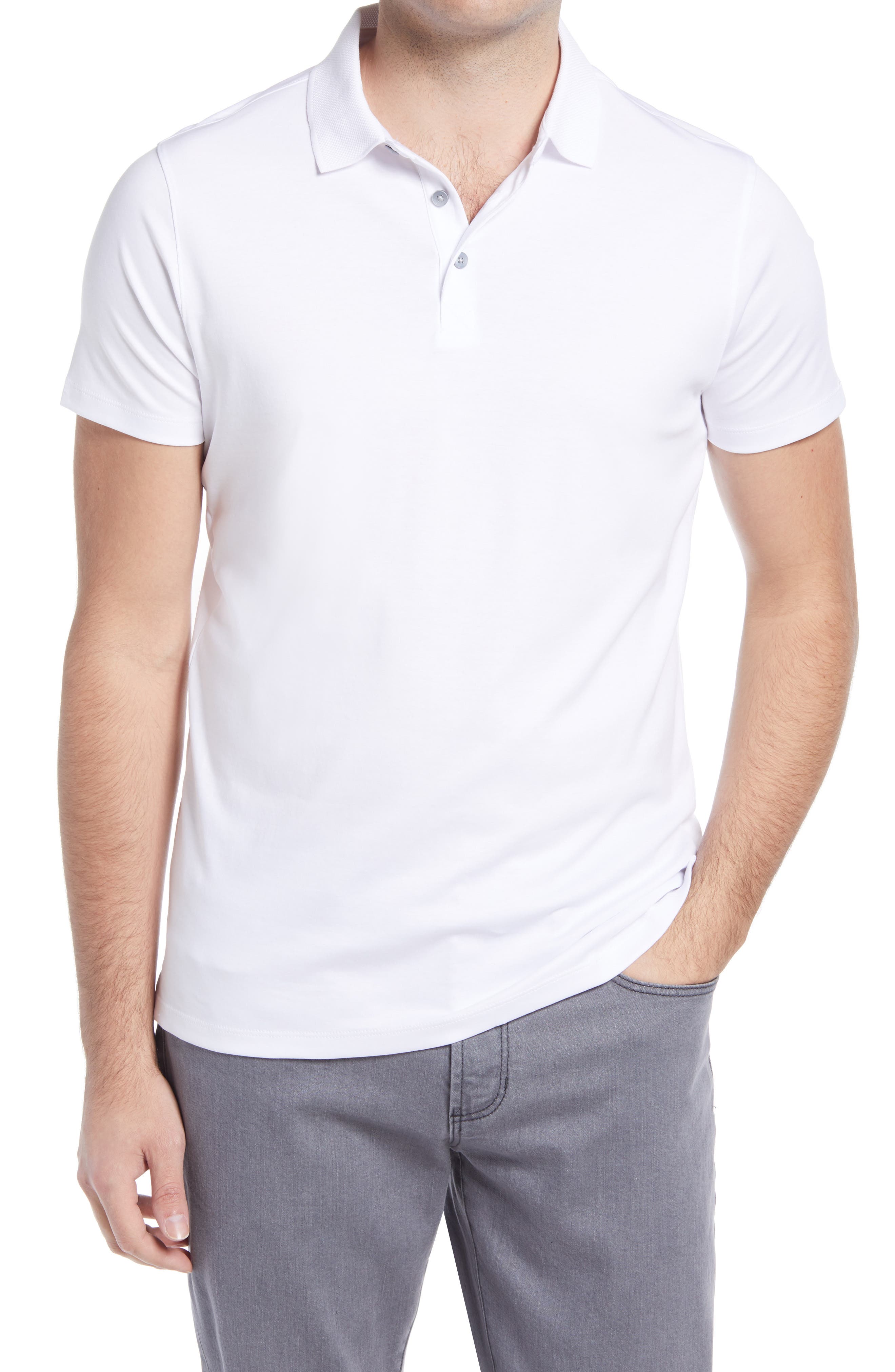 Robert Barakett Men's Georgia Pima Cotton Polo