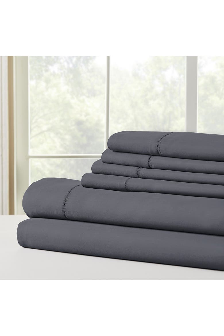 1200 Thread Count Tri-Blend Sheet Set, Alternate, color, SILVER