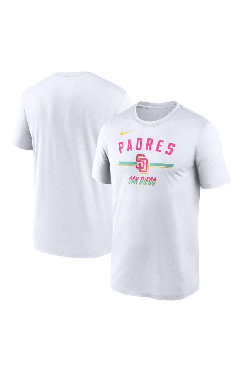 Nike Men's Nike White San Diego Padres City Connect Legend Performance T-Shirt, Alternate, color,