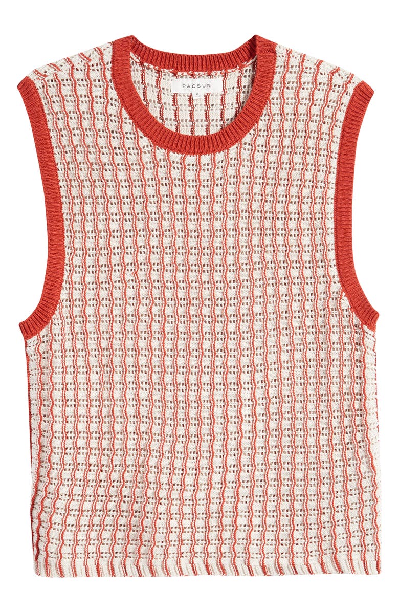 PacSun Crochet Ocean Sweater Tank, Alternate, color, 