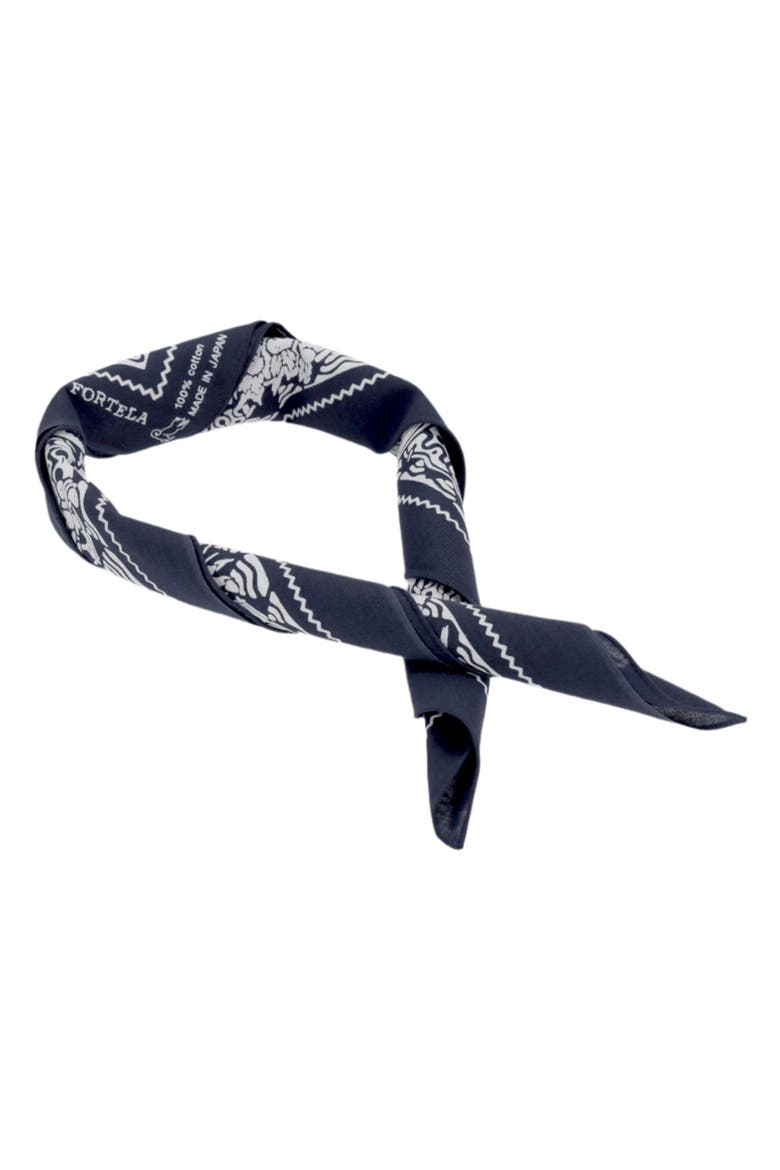 Cotton "Apach" Bandana, Alternate, color, BLUE
