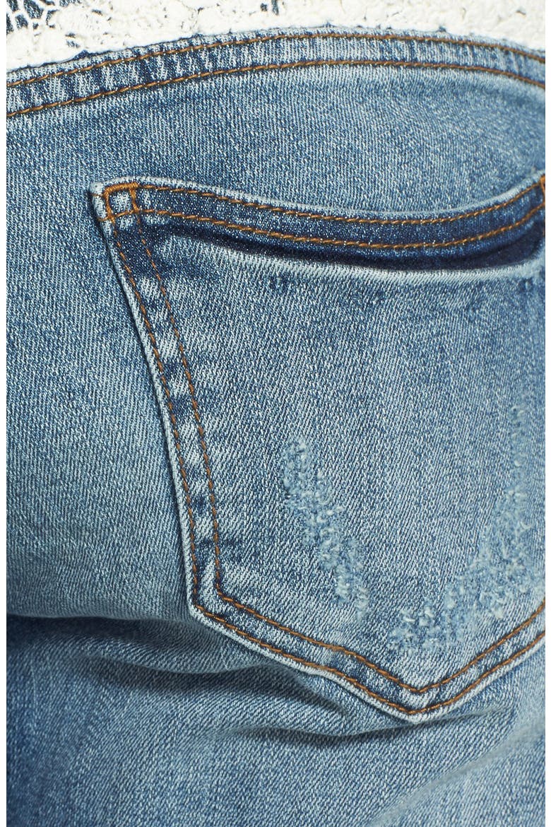 Destroyed Jeans, Alternate, color, MEDIUM WASH