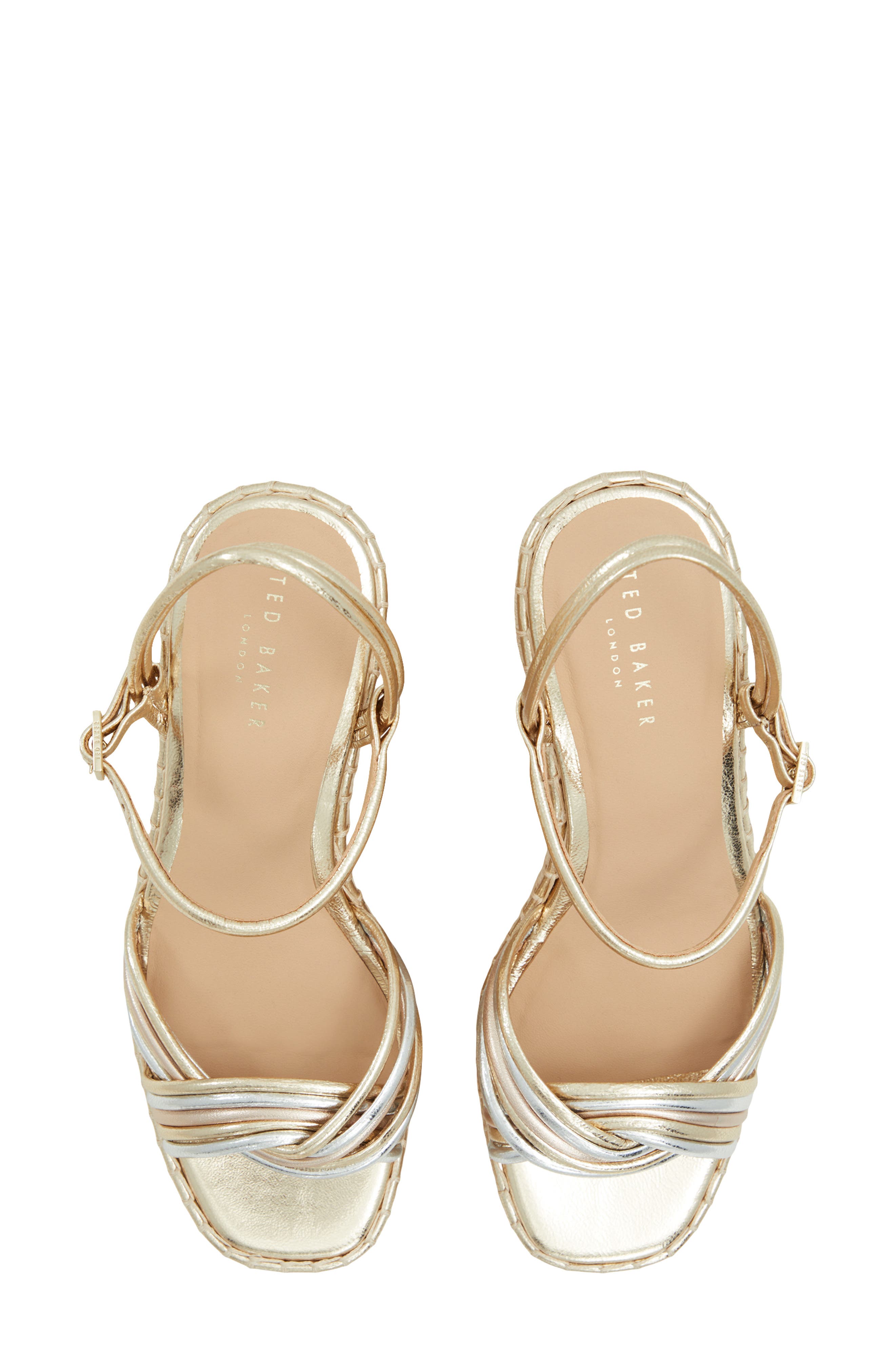 Amalia Espadrille Wedge Sandal, Alternate, color, METALLIC MULTI
