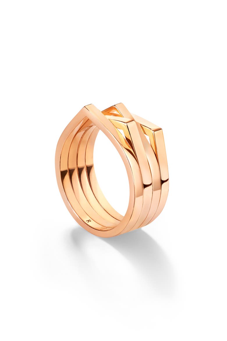 Antifer 4-Row Ring, Main, color, ROSE GOLD