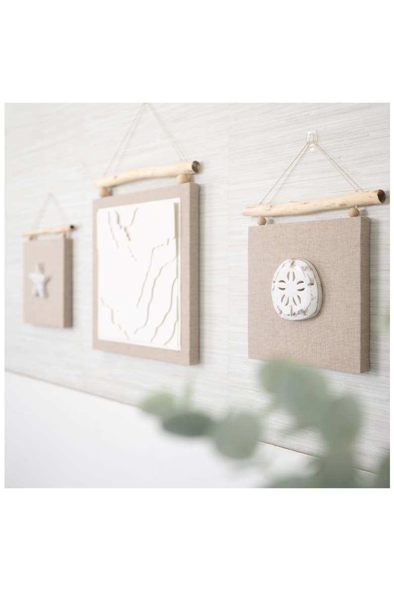 Cove Set of 3 Wall Art, Alternate, color, BEIGE