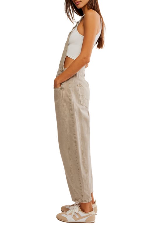 Shop Free People Good Luck Denim Overalls
