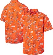 Reyn Spooner Men's Reyn Spooner Orange Cleveland Browns Kekai Button-Up Shirt