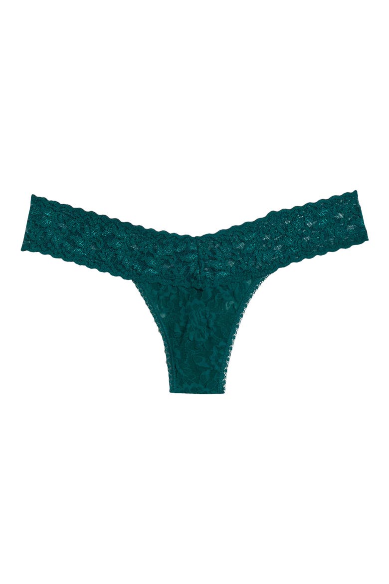 Low Rise Thong, Alternate, color, FOREST GREEN