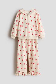 H&M 2-piece Printed Sweatshirt Set