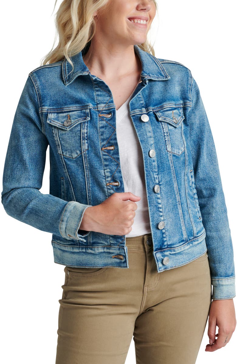 JAG Jeans Kiara Denim Jacket, Alternate, color, 