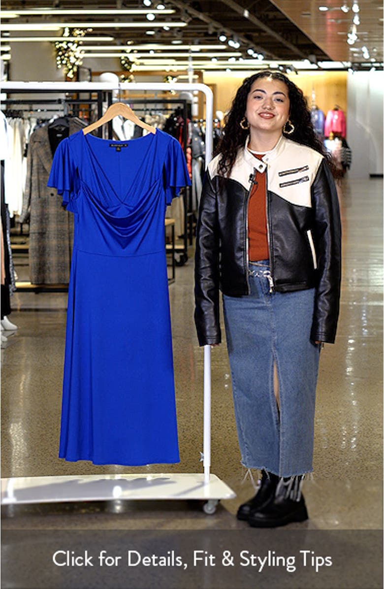 Anabela Flutter Sleeve Cocktail Dress, sales video thumbnail