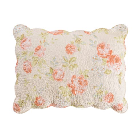 20" x 26" Whitney Floral Cotton Standard Sham - Machine Washable