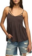 Lucky Brand Sandwash Braided Strap Babydoll Camisole