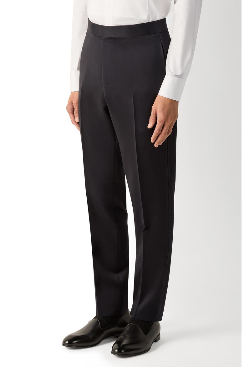Wool and Mohair Tuxedo, Alternate, color, BLACK