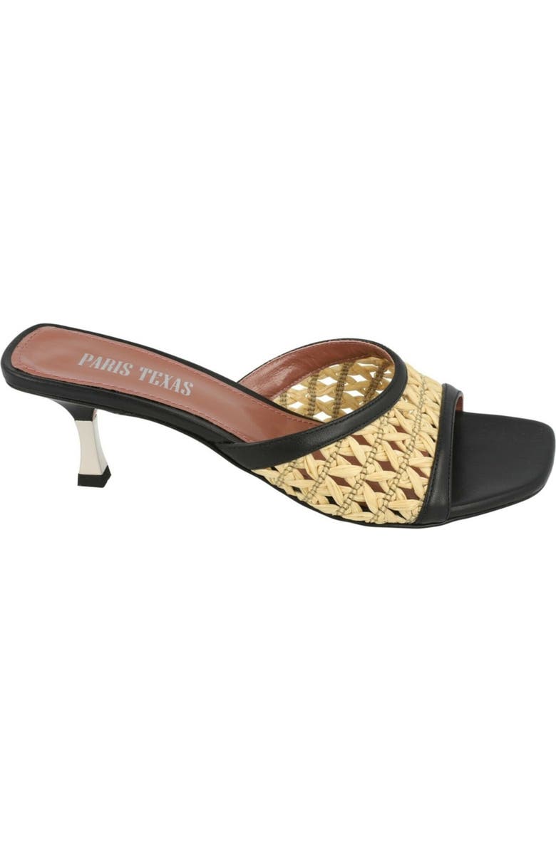 Paris Texas Lorena Slide Sandal, Alternate, color, Naturale-Black