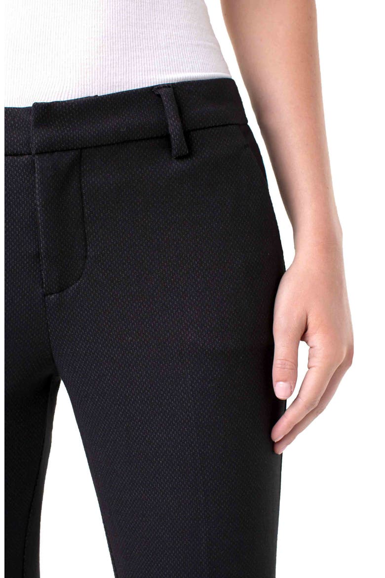Liverpool Kelsey Knit Trousers, Alternate, color, BLACK GRAY