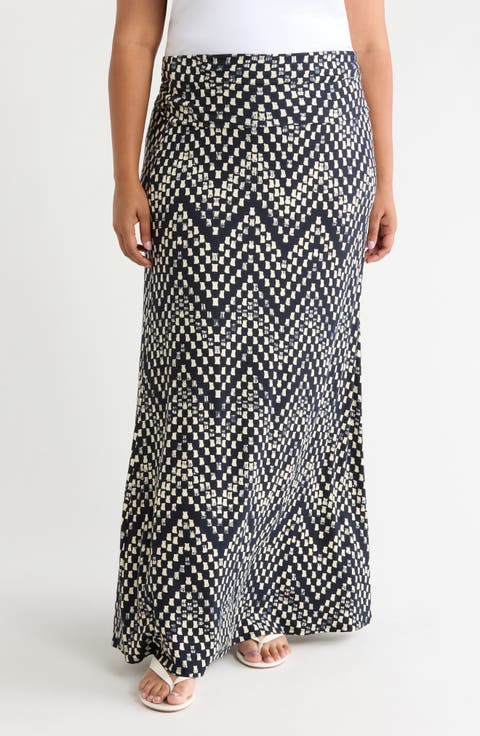 Roll Top Maxi Skirt