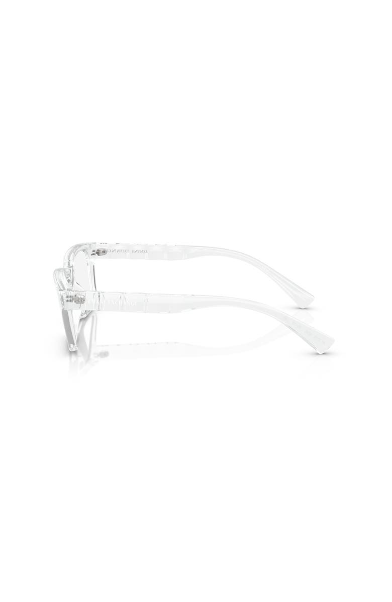 Armani Exchange 55mm Rectangle optical glasses, Alternate, color, Transparent