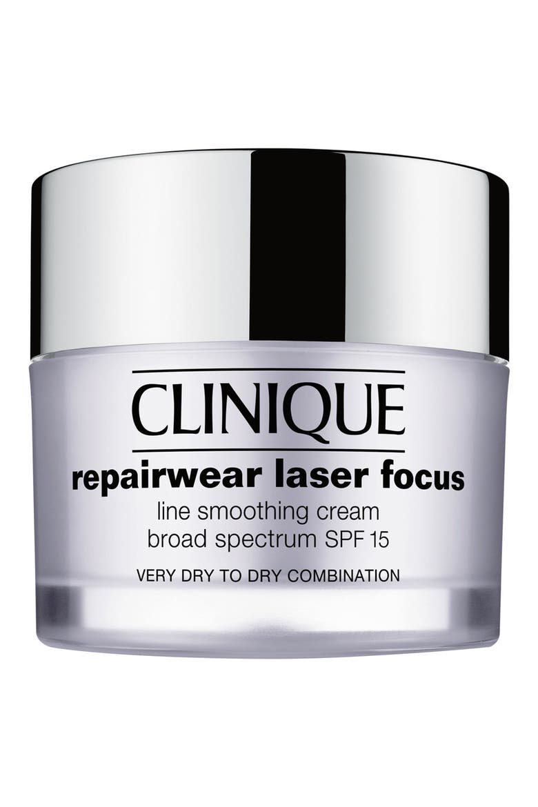 Repairwear Laser Focus SPF 15 Line Smoothing Cream for Dry to Dry Combination Skin, Main, color, VERY DRY TO DRY COMBINATION