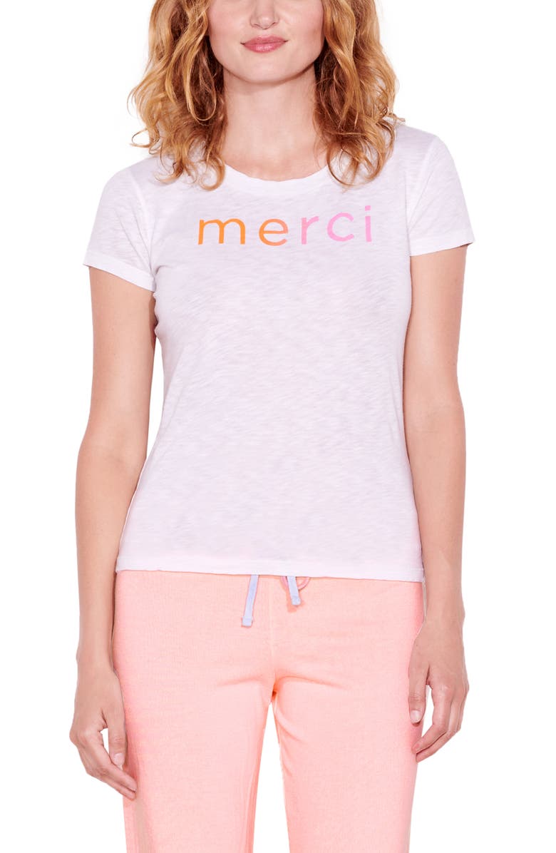 Sundry Merci Graphic Tee, Main, color,