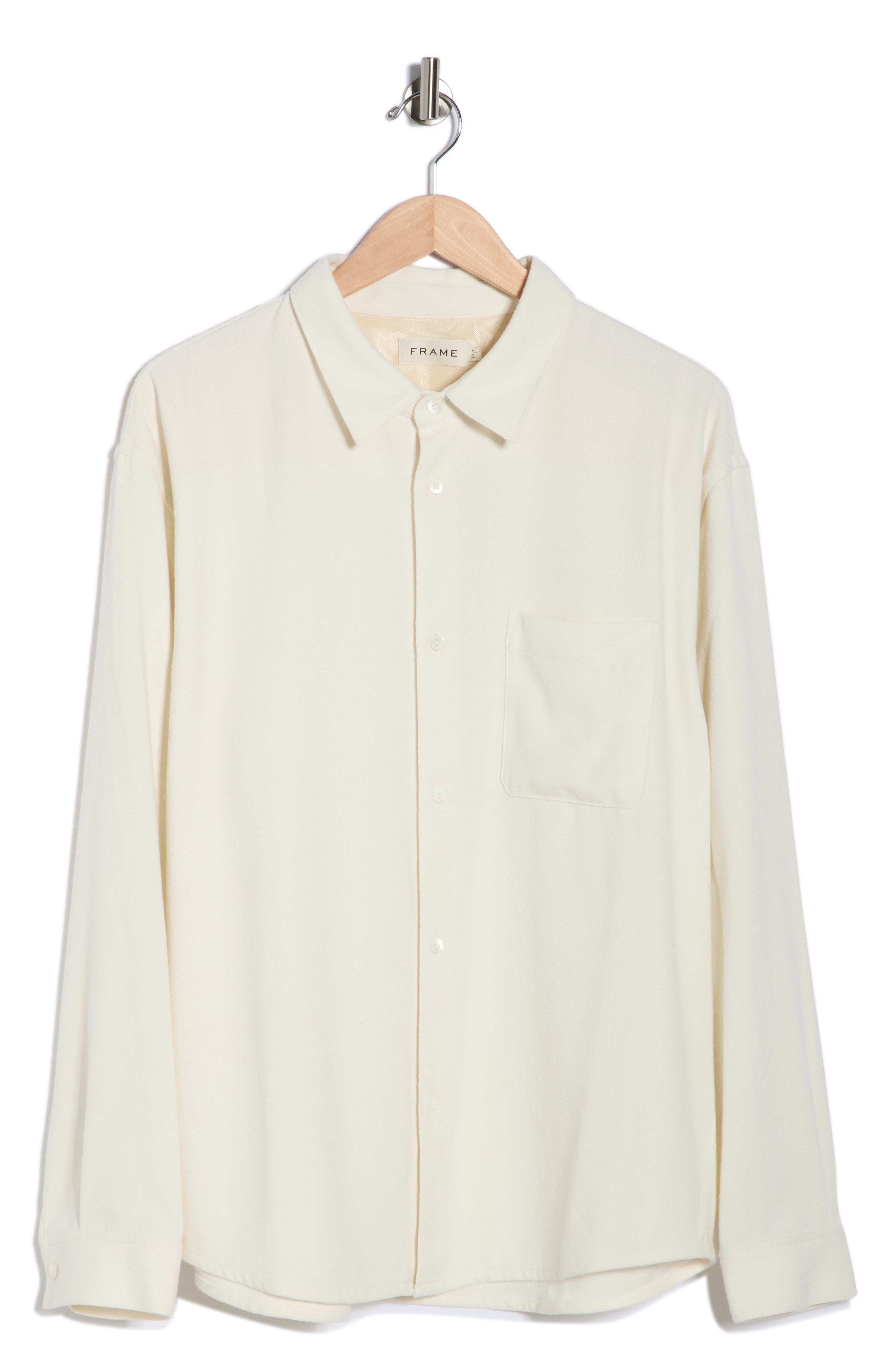 FRAME Textured Long Sleeve Shirt